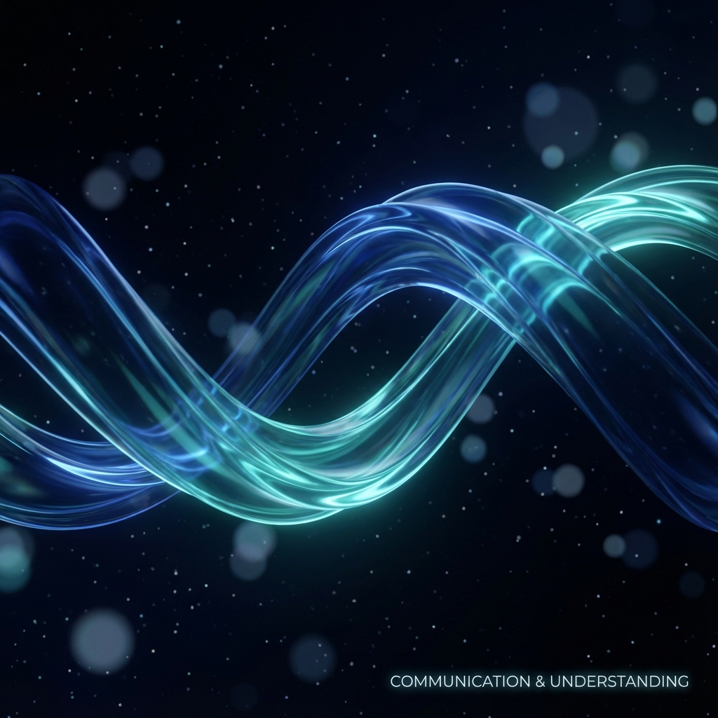 Abstract representation of communication flow